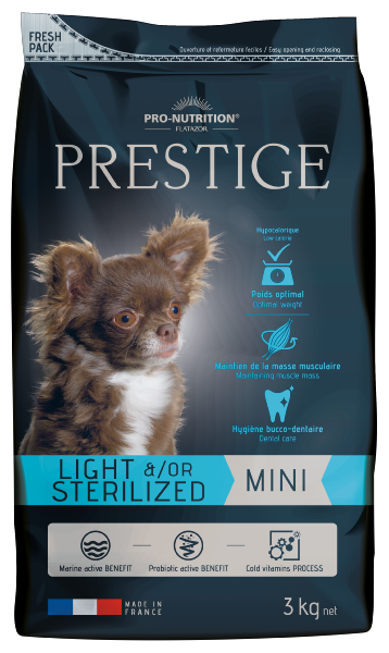 PRESTIGE LIGHT STERILIZED MINI - 3 kg