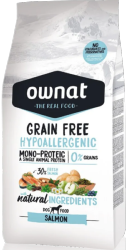 OWNAT GRAIN FREE HYPOALLERGENIC SALMON - 12 kg