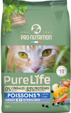 PURE LIFE STERILIZED 8+ - 2 kg