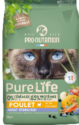 PURE LIFE STERILIZED POULET - 2 kg