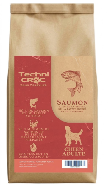 TC SANS CEREALES CHIEN SAUMON 12KG
