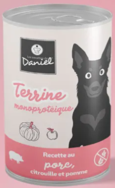 TERRINE MONOPROTEIQUE PORC CITROUILLE POMME 400G Les Recettes de Daniel