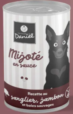 MIJOTE SANGLIER JAMBON BAIES SAUVAGES 400G Les Recettes de Daniel