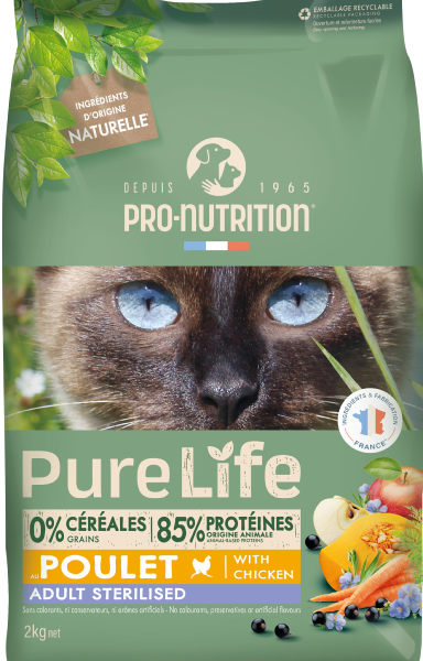 PURE LIFE STERILIZED POULET - 2 kg