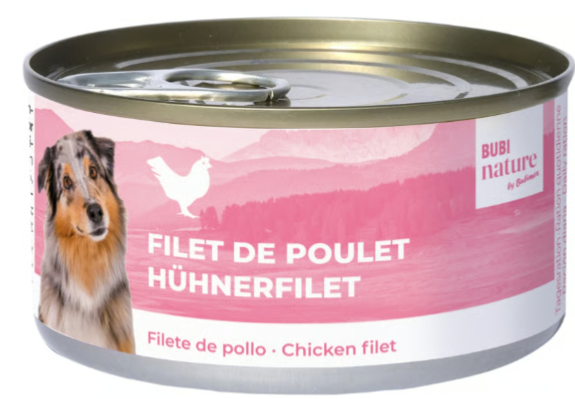 BUBI NATURE FILET DE POULET 70G