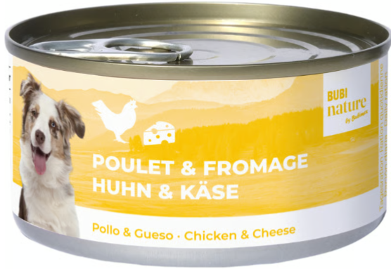 BUBI NATURE POULET FROMAGE 70G