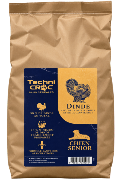 TC SANS CEREALES CHIEN SENIOR DINDE 2KG