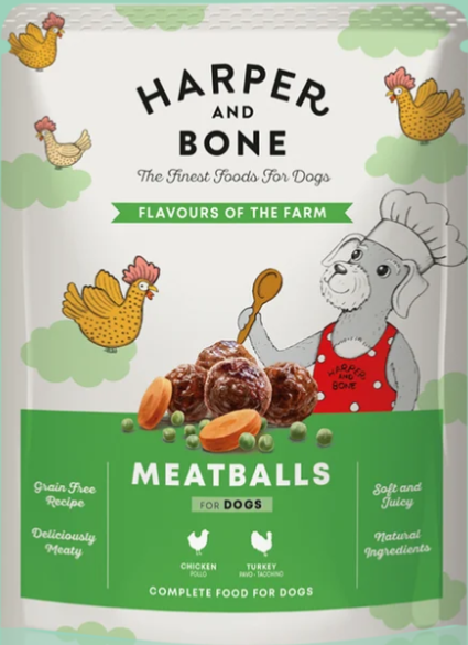 HB MEATBALLS FARM CHIEN 300G