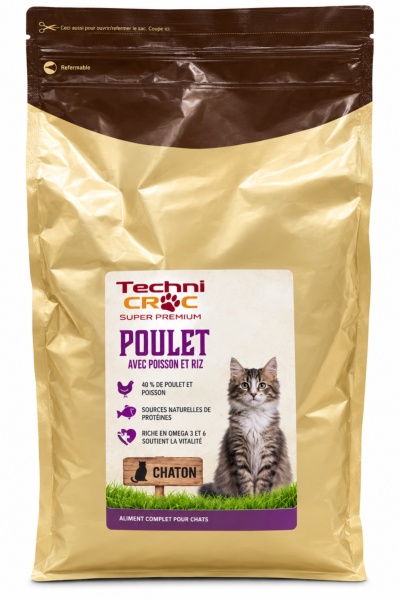 TC SUPER PREMIUM CHATON POULET POISSON RIZ 6kg