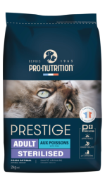PRESTIGE Chat Stérilisé Poissons - 2 kg