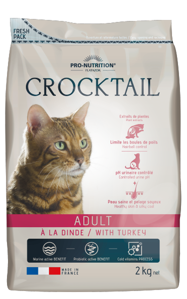 CROCKTAIL Adult à la Dinde - 2 kg